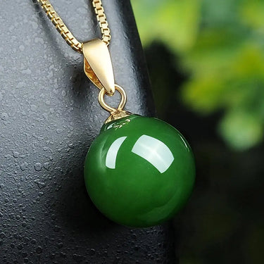 Green Jade Purity Necklace-Your Soul Place